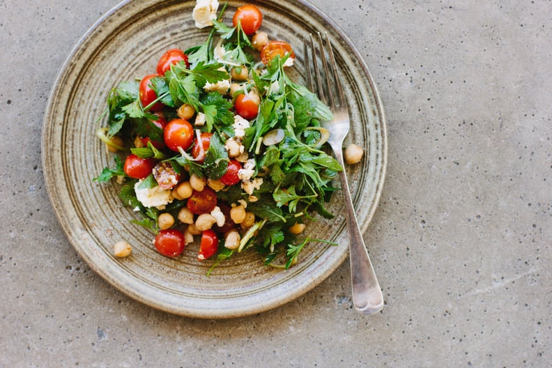 Chickpea, Tomato, and Feta Salad