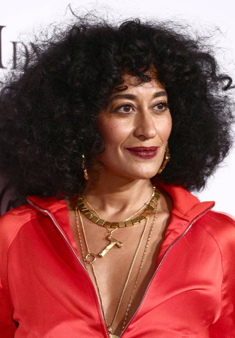 Tracee Ellis Ross's Voluminous Curls at the Marie Claire's Image Makers Awards in 2018