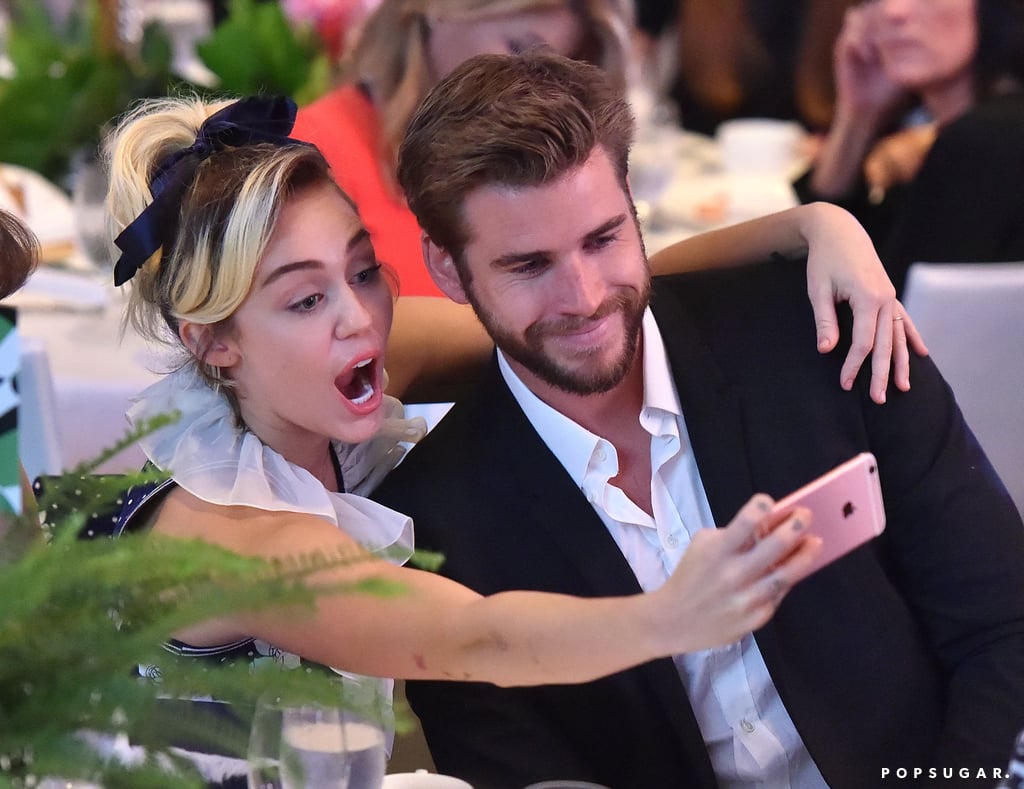 Miley Cyrus and Liam Hemsworth Variety Power of Women 2016