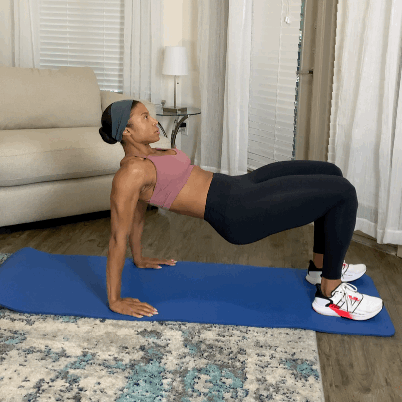 Circuit 2, Exercise 3: Floor Triceps Dip