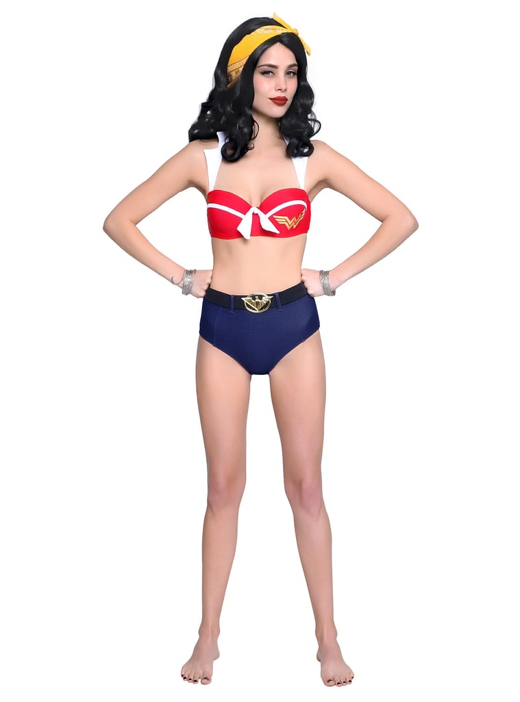 DC Comics Wonder Woman Bombshell Swim Top ($35) and DC Comics Wonder Woman Bombshell Swim Bottoms ($35)