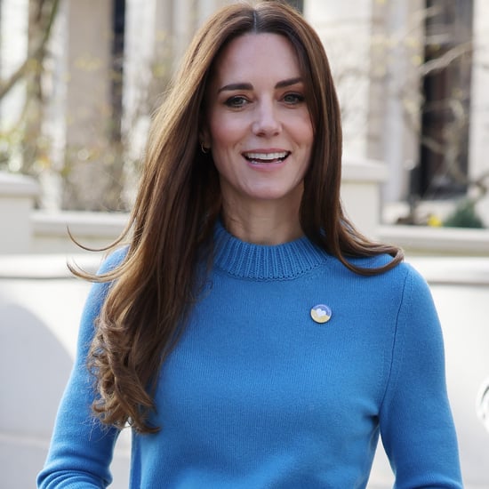 Kate Middleton Wears a Blue Sweater to Support Ukraine