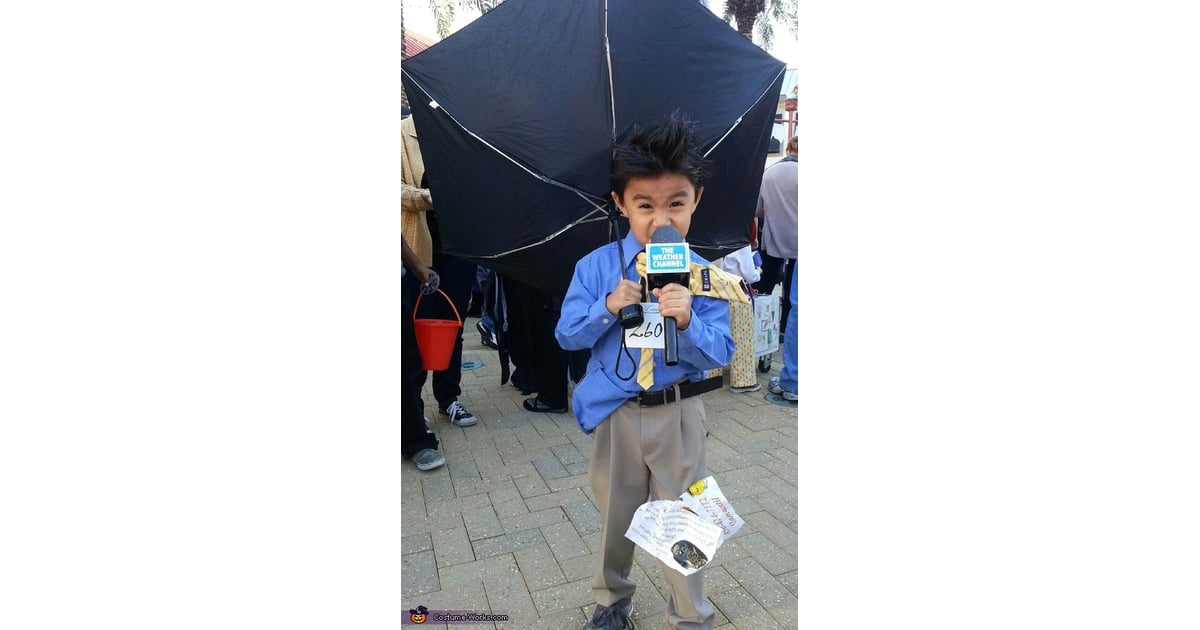Weather Man DIY Kids' Halloween Costumes From Old Clothes POPSUGAR