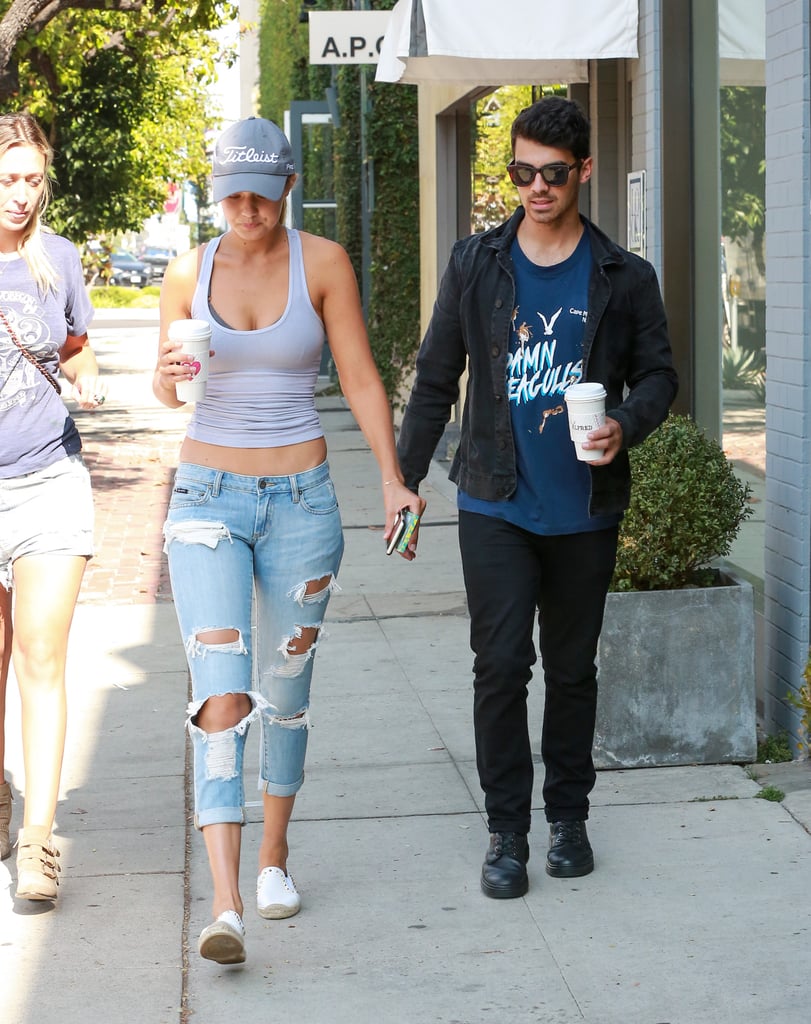 Gigi Hadid Joe Jonas Coffee Date LA August 2015