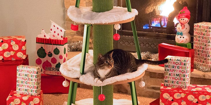 christmas tree cat plush