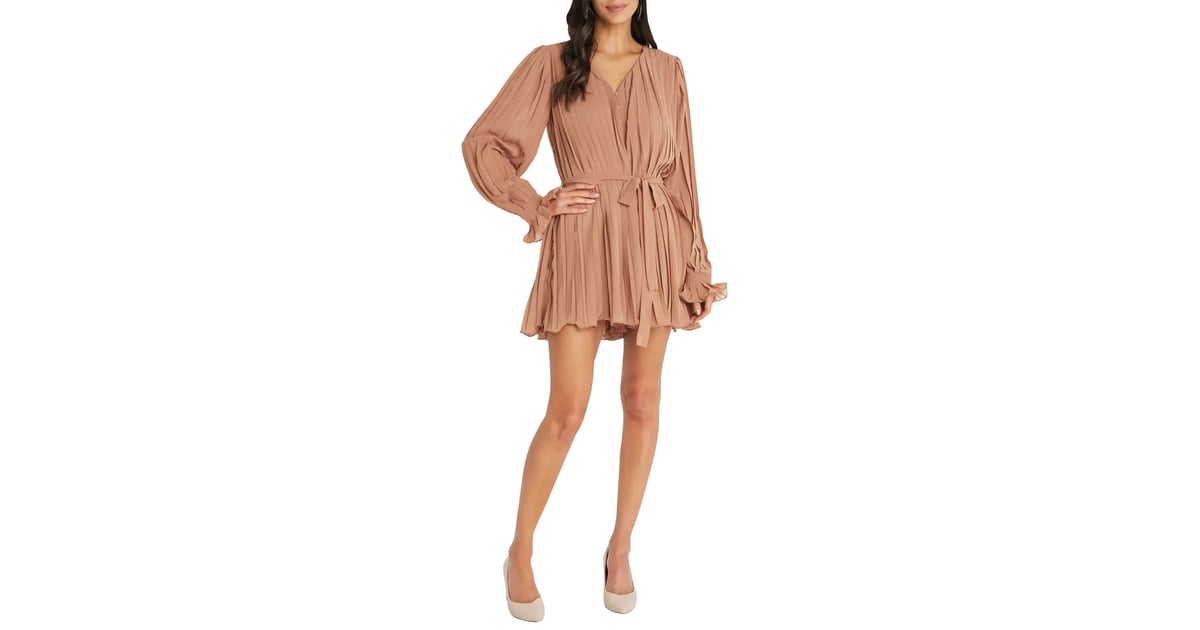 Vici Collection Pleated Long Sleeve Romper | Best Spring Jumpsuits and ...