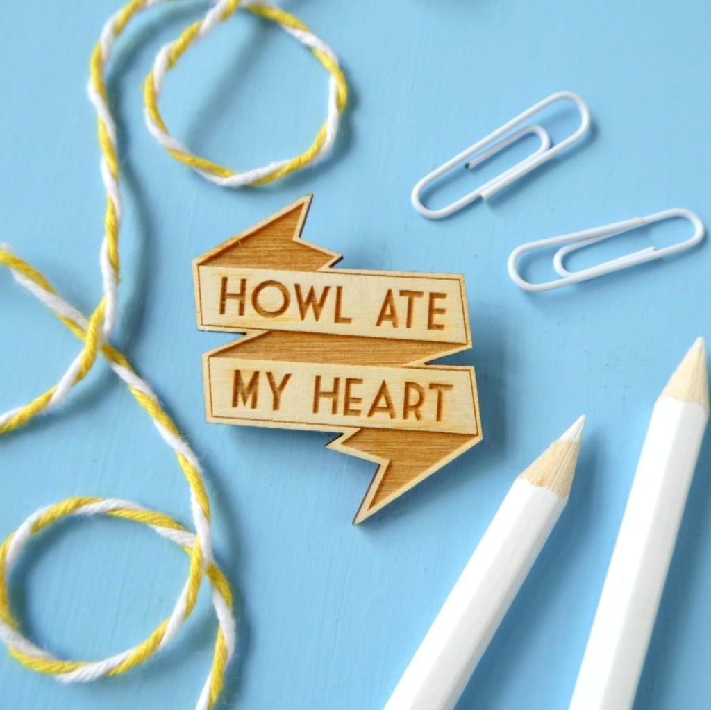 Studio Ghibli Brooch — Howl Ate My Heart ($12)