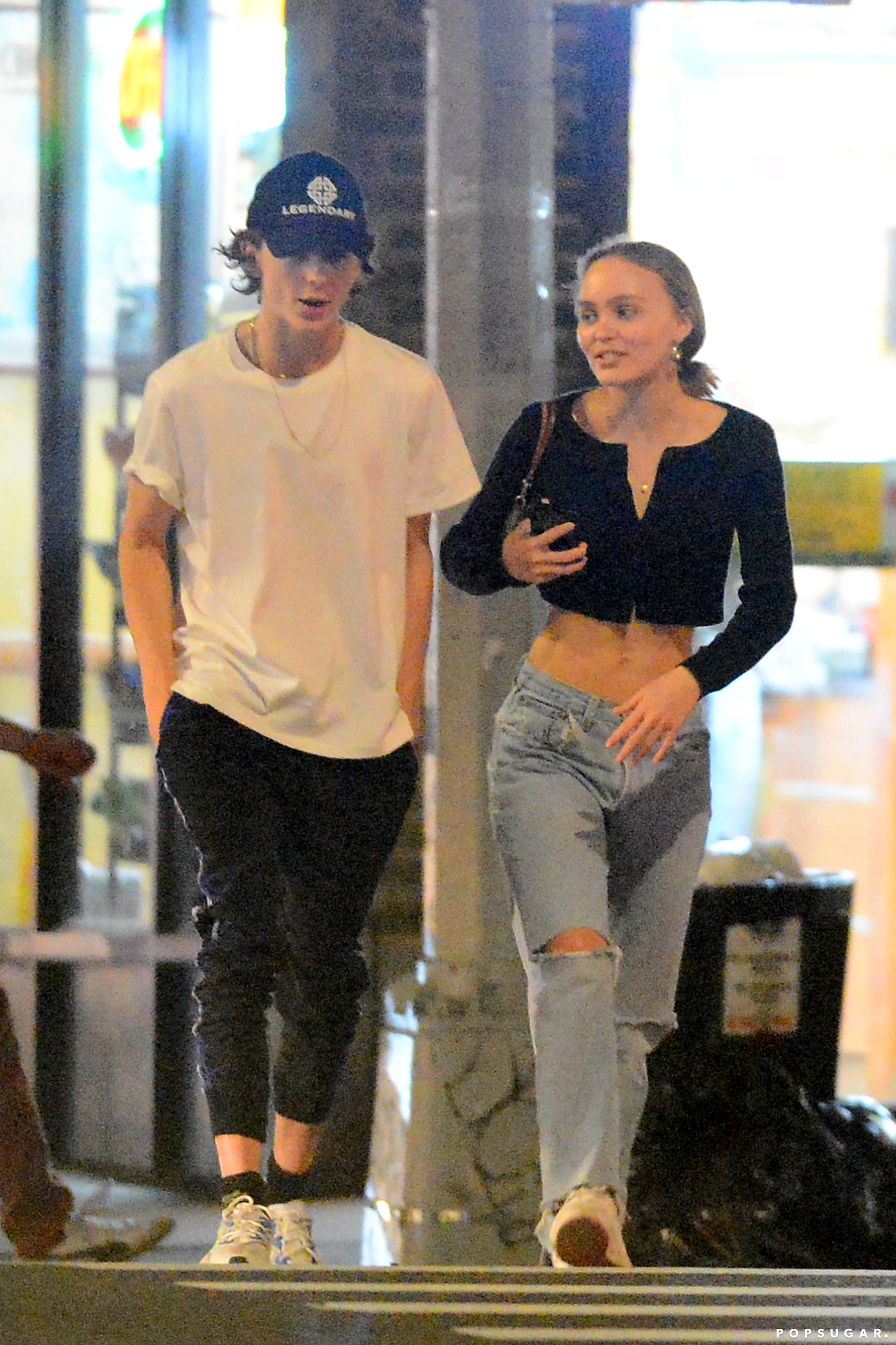 Timothee Chalamet And Lily Rose Depp Out In Nyc Pictures Popsugar Celebrity