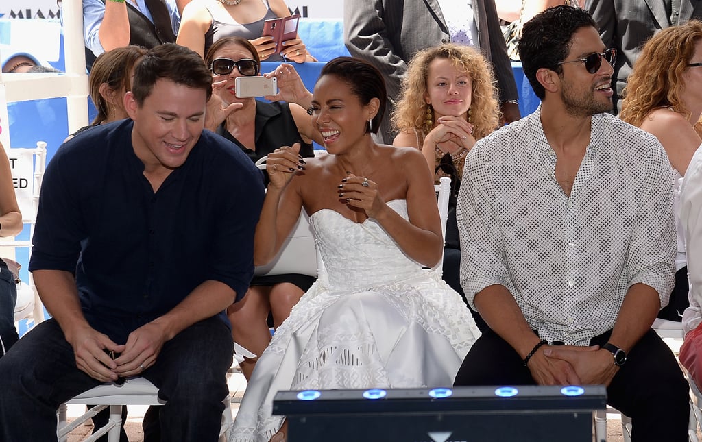 Channing Tatum and Jada Pinkett Smith Miami Hall of Fame