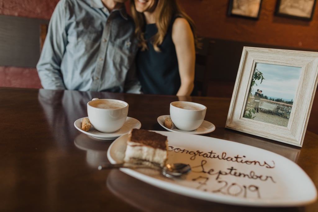 Olive Garden Engagement Shoot