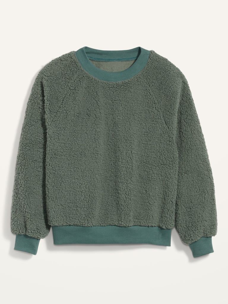 Old Navy Loose Cosy Sherpa Sweatshirt