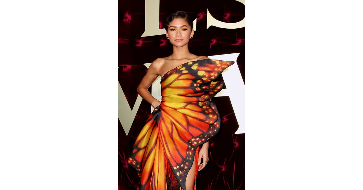 Zendaya's Butterfly Dress at The Greatest Showman Premiere POPSUGAR