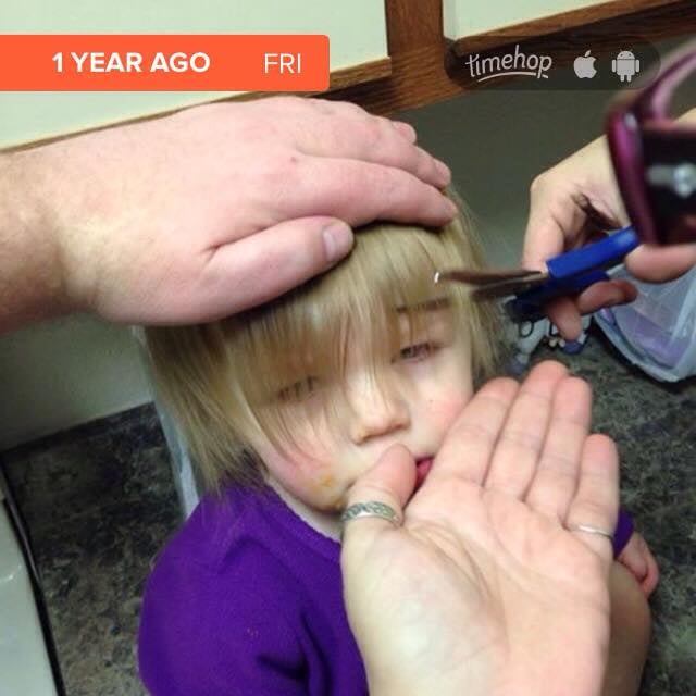 Izzy's First Bangs