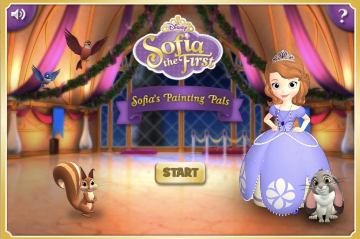 Sofia S Painting Pals 20 Online Disney Games Kids Can Play For