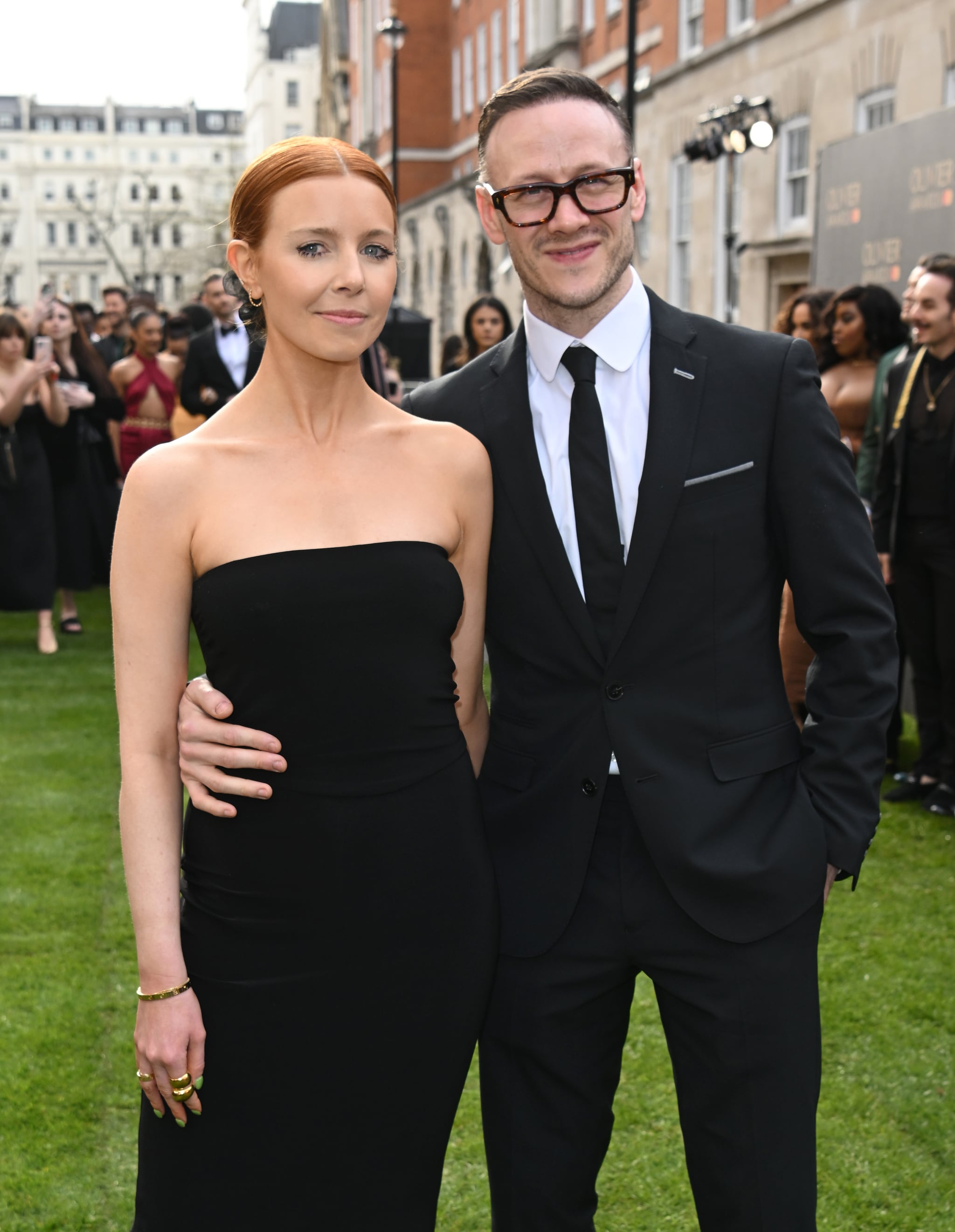 LONDON, ENGLAND - APRIL 10: Stacey Dooley and Kevin Clifton attend The Olivier Awards 2022 with MasterCard at the Royal Albert Hall on April 10, 2022 in London, England. (Photo by Jeff Spicer/Getty Images for SOLT)