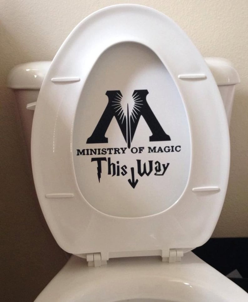 Ministry of Magic Toilet Harry Potter Decal