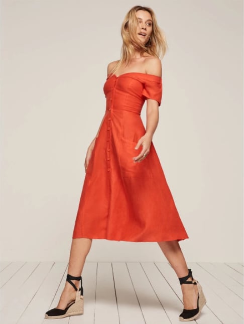 reformation mariposa dress