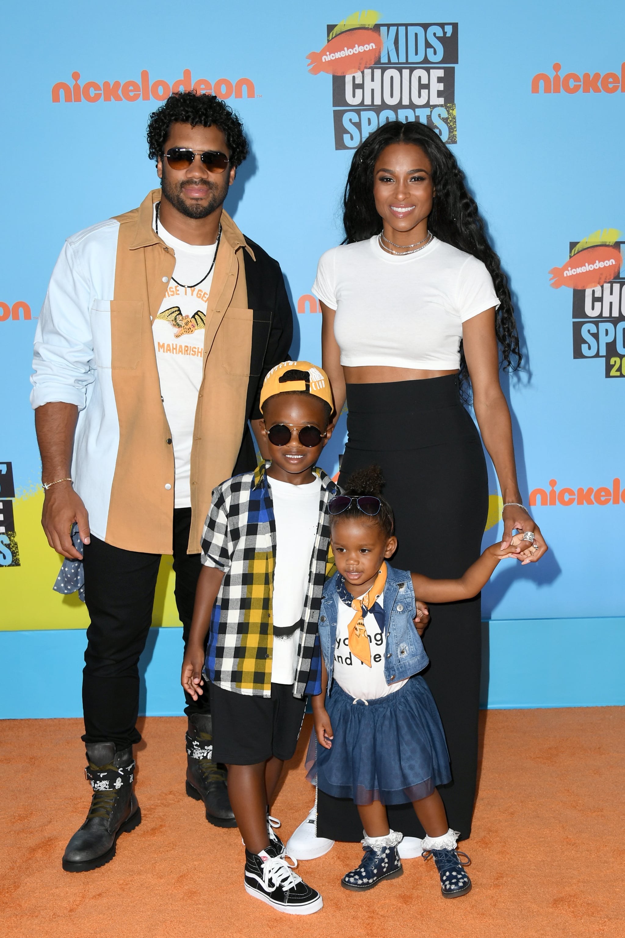 Ciara And Her Family At The 2019 Kids Choice Sports Awards