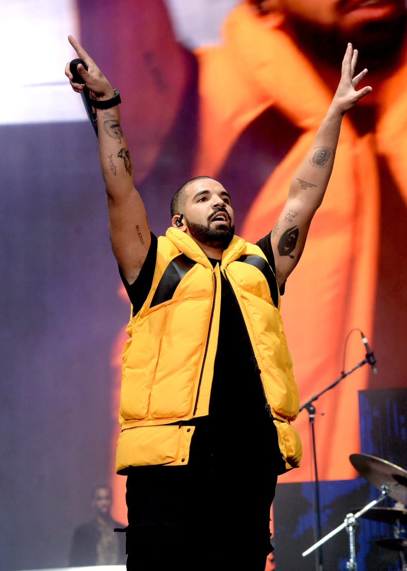 Drake's Eye of Horus Cover-Up Tattoo