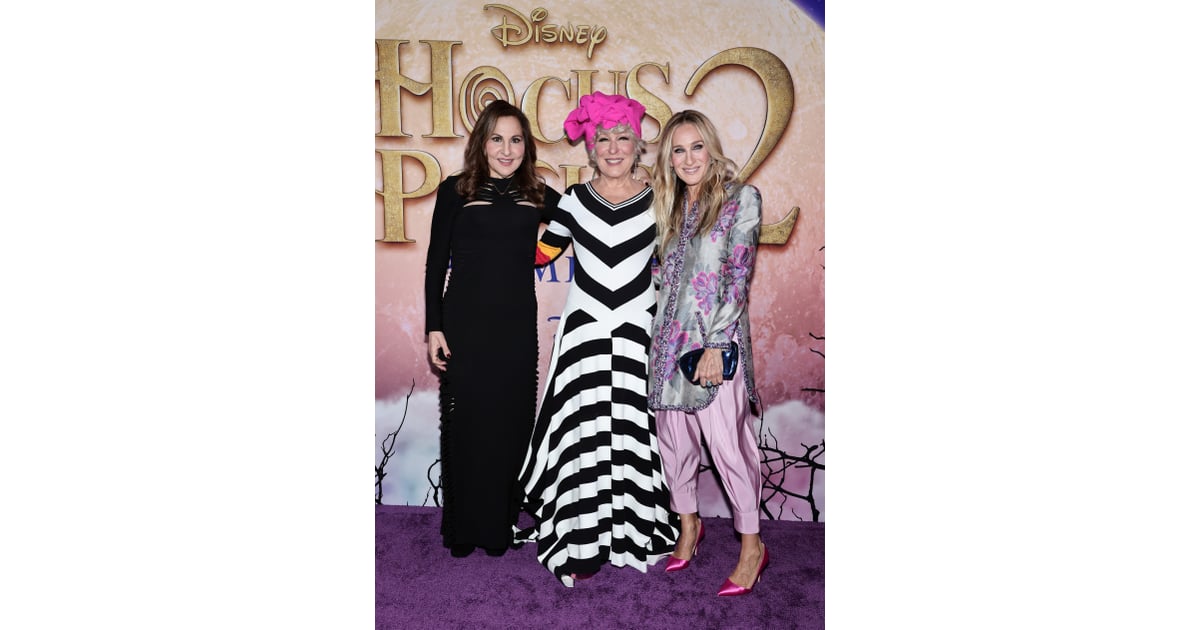 Kathy Najimy Bette Midler and Sarah Jessica Parker at the Hocus Pocus