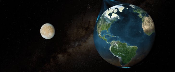 GIF of Water on Jupiter Moon Europa