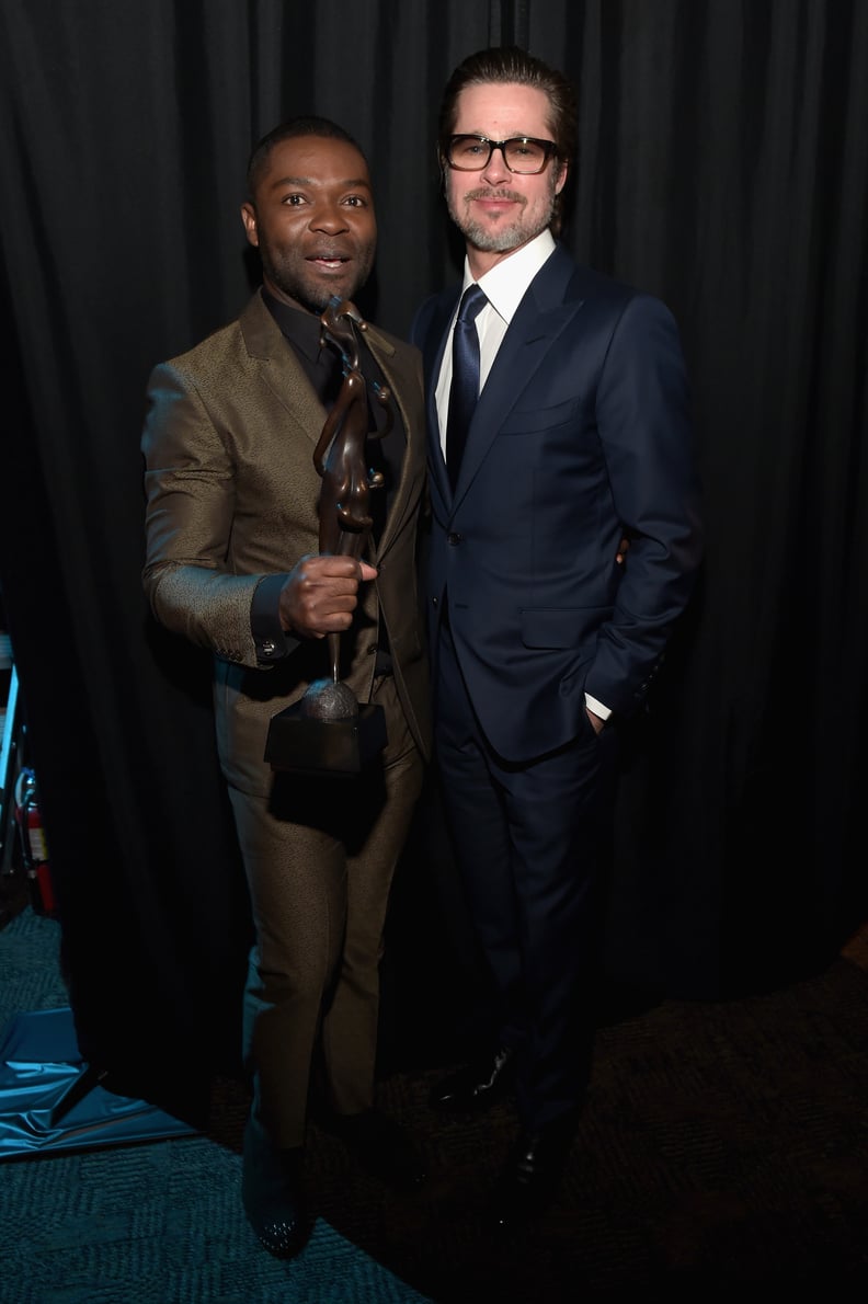 David Oyelowo and Brad Pitt