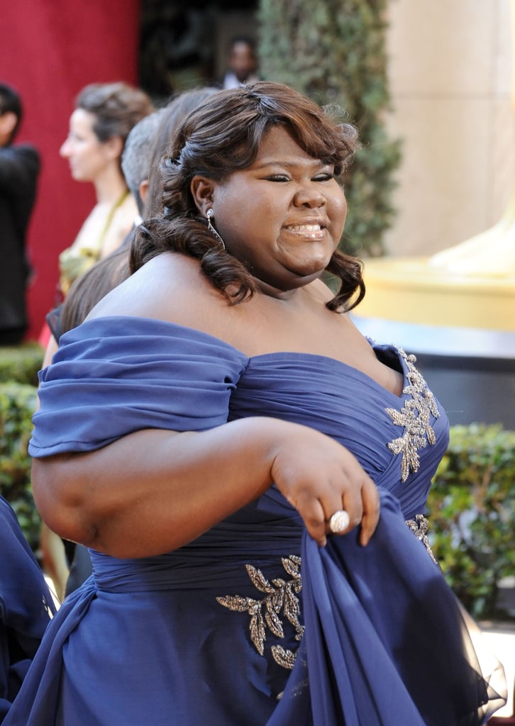 Gabourey Sidibe | The Best Beauty Looks at the 2010 Oscars | POPSUGAR