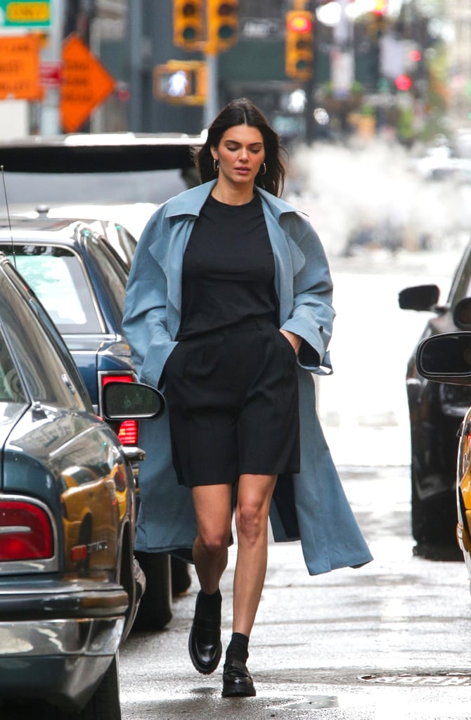 Kendall Jenner Wearing Loafers and Socks