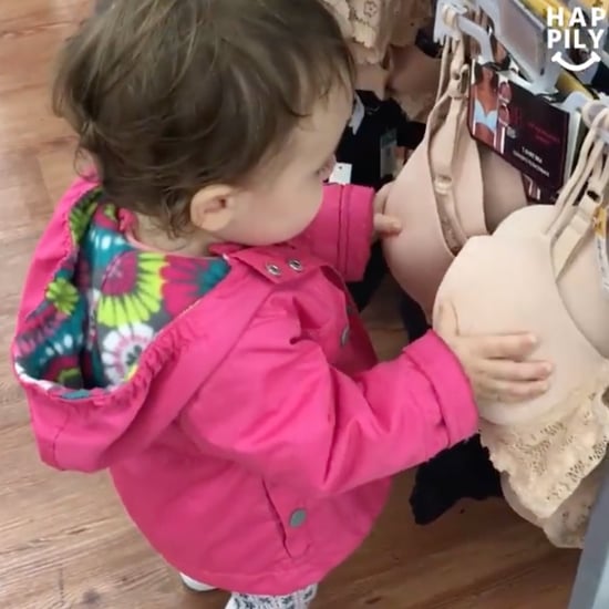 Baby Tries to Nurse a Bra