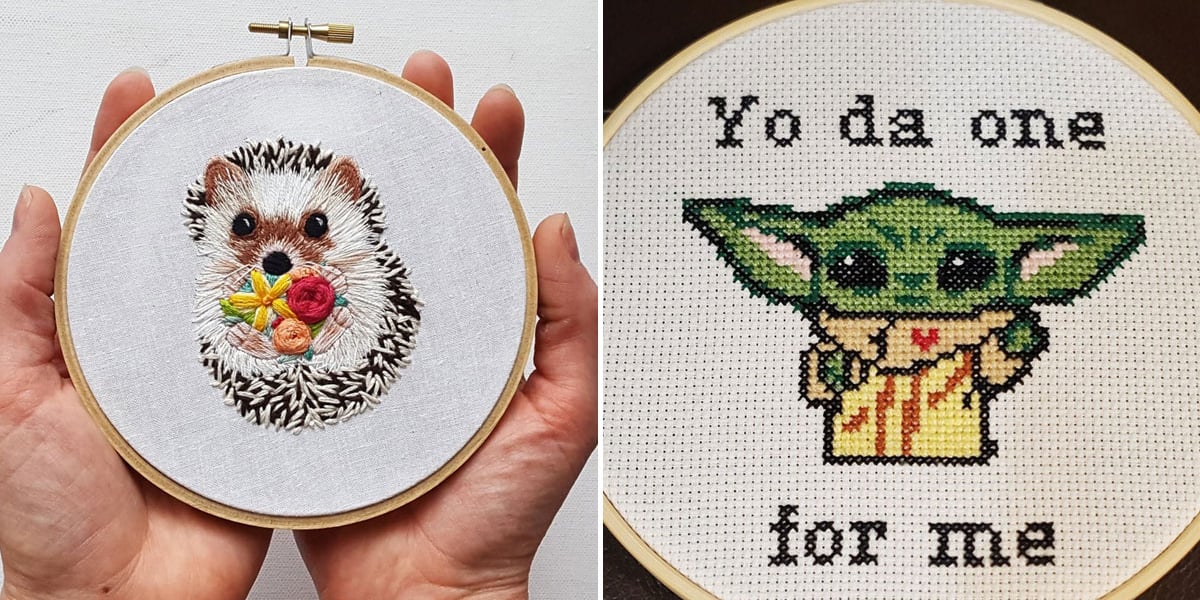 You're Weird I'll Keep You Cross Stitch Kit. Funny Cross Stitch. Modern  Embroidery.