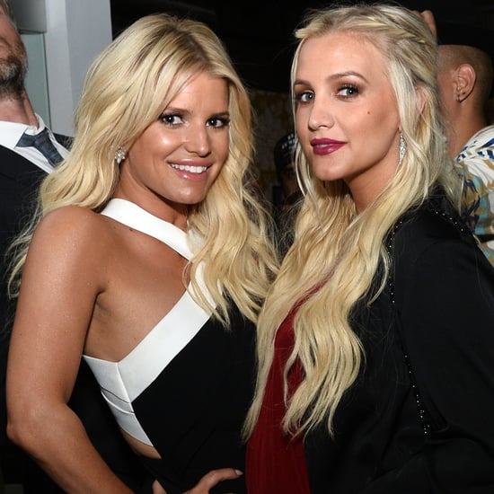 Jessica and Ashlee Simpson at The Gleeson Project Screening
