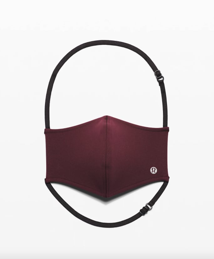 Lululemon Double Strap Face Mask in Garnet