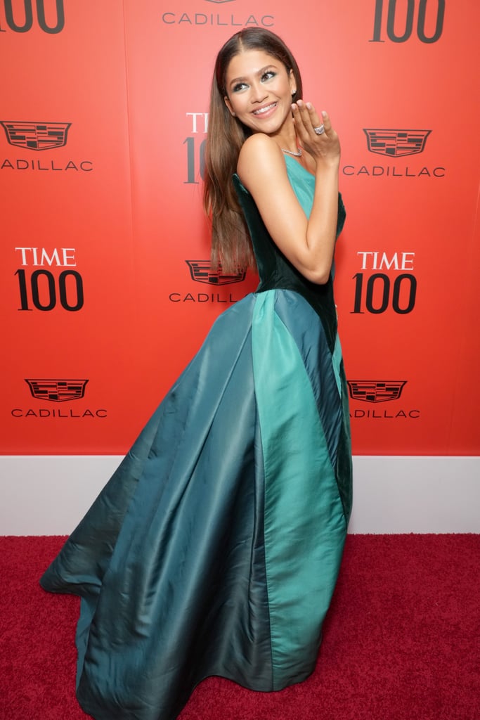 Zendaya的90 s-supermodel美甲Time100事件