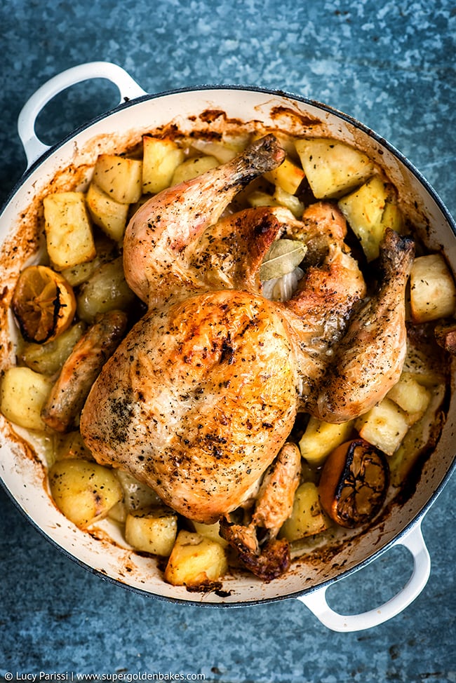 One-Pot Greek Oven-Roasted Chicken and Potatoes