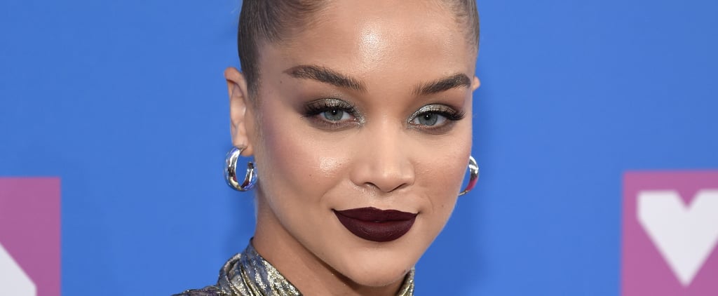 Jasmine Sanders's Dark Lipstick at the 2018 MTV VMAs