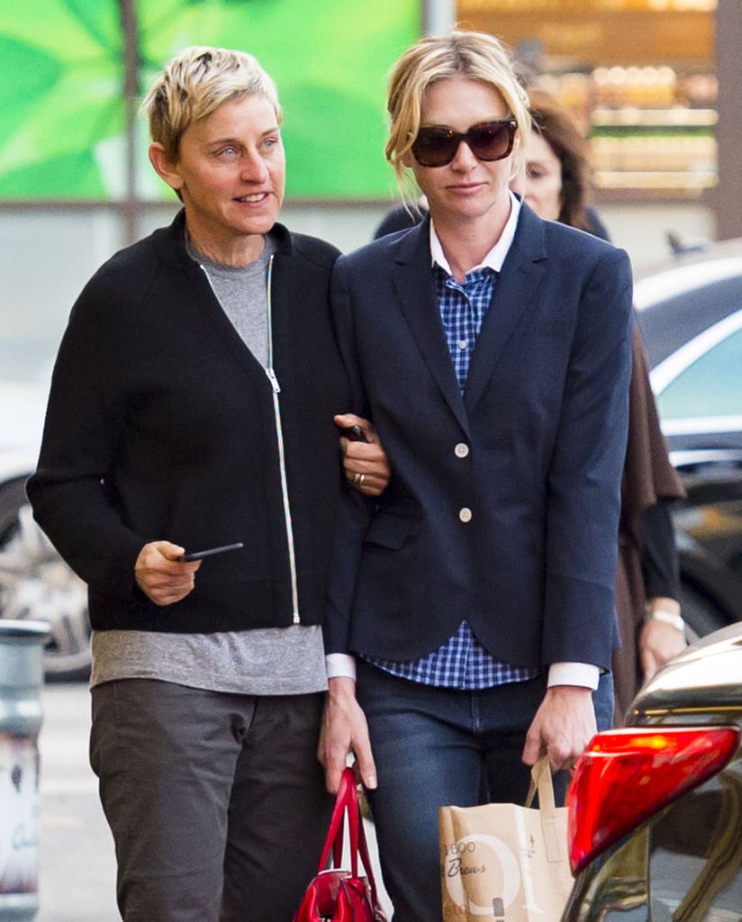 Ellen DeGeneres and Portia de Rossi Out in LA December 2015