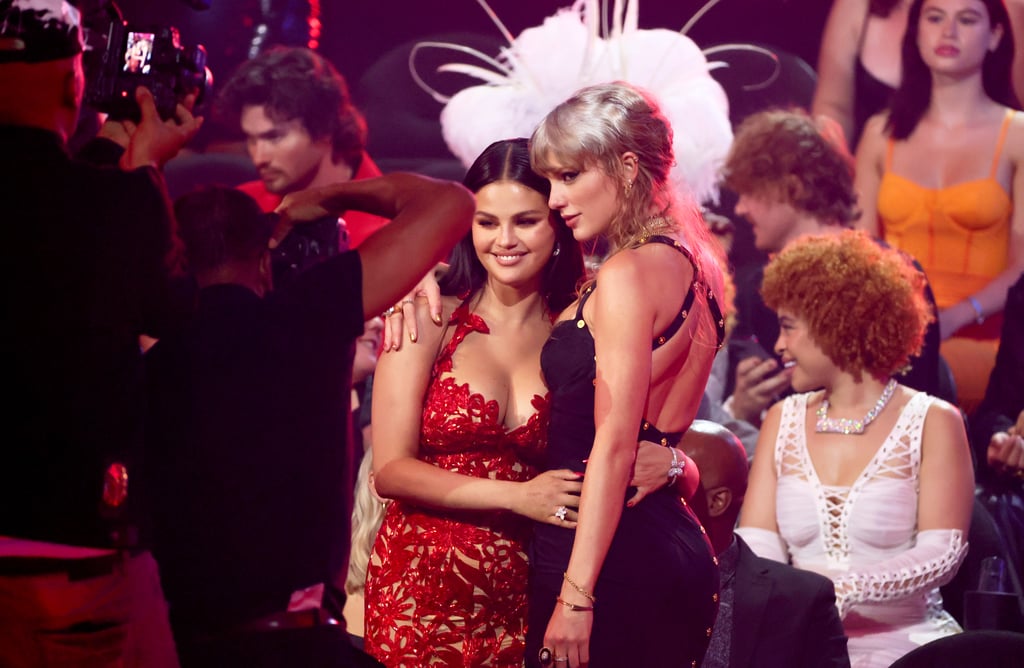 Selena Gomez and Taylor Swift at the VMAs 2023