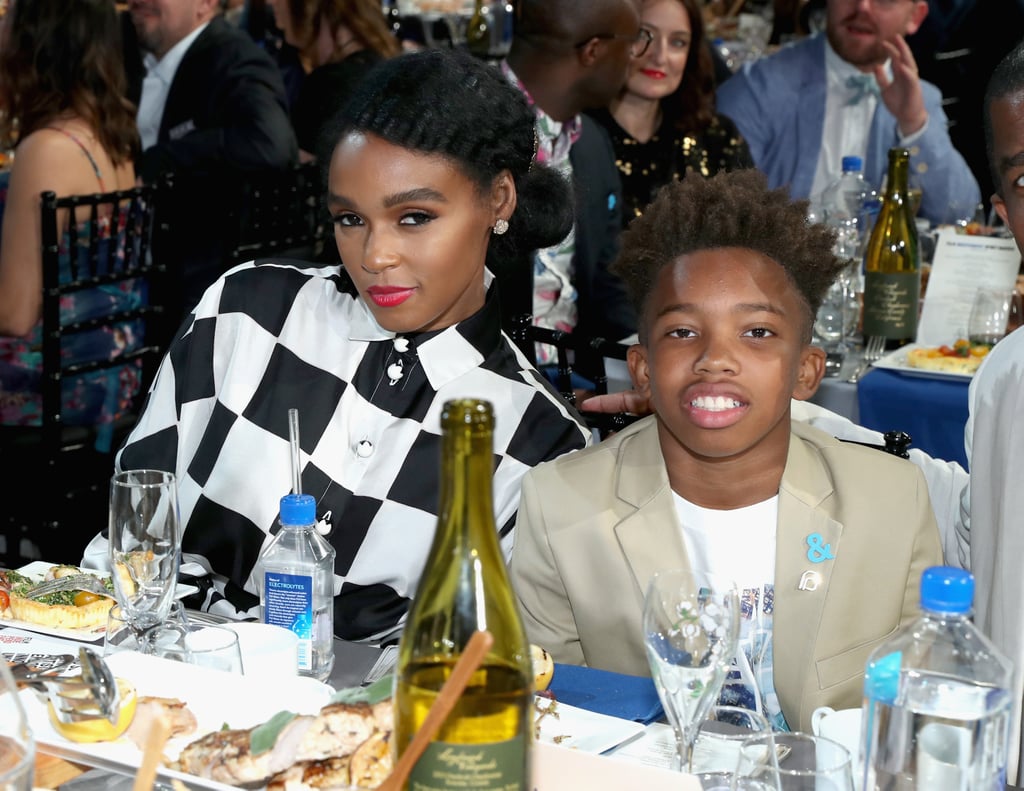 Pictured: Janelle Monae and Jaden Piner