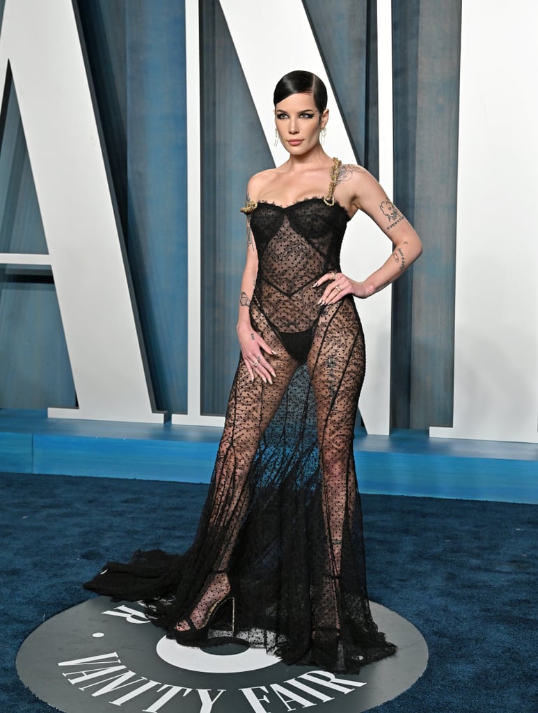 Halsey's Dolce & Gabbana Dress at the Vanity Fair Oscars Party