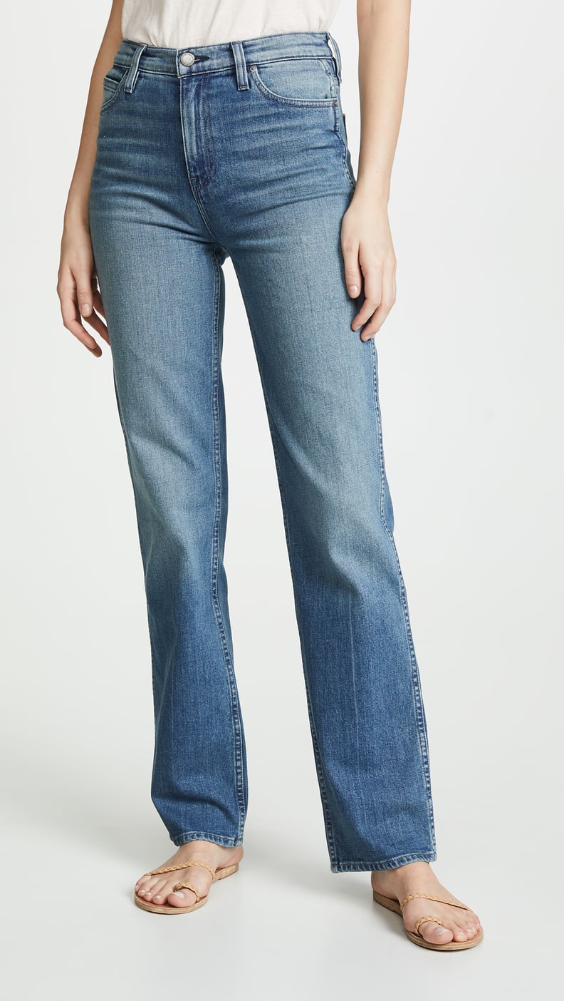 Hudson Faye High Rise Straight Jeans