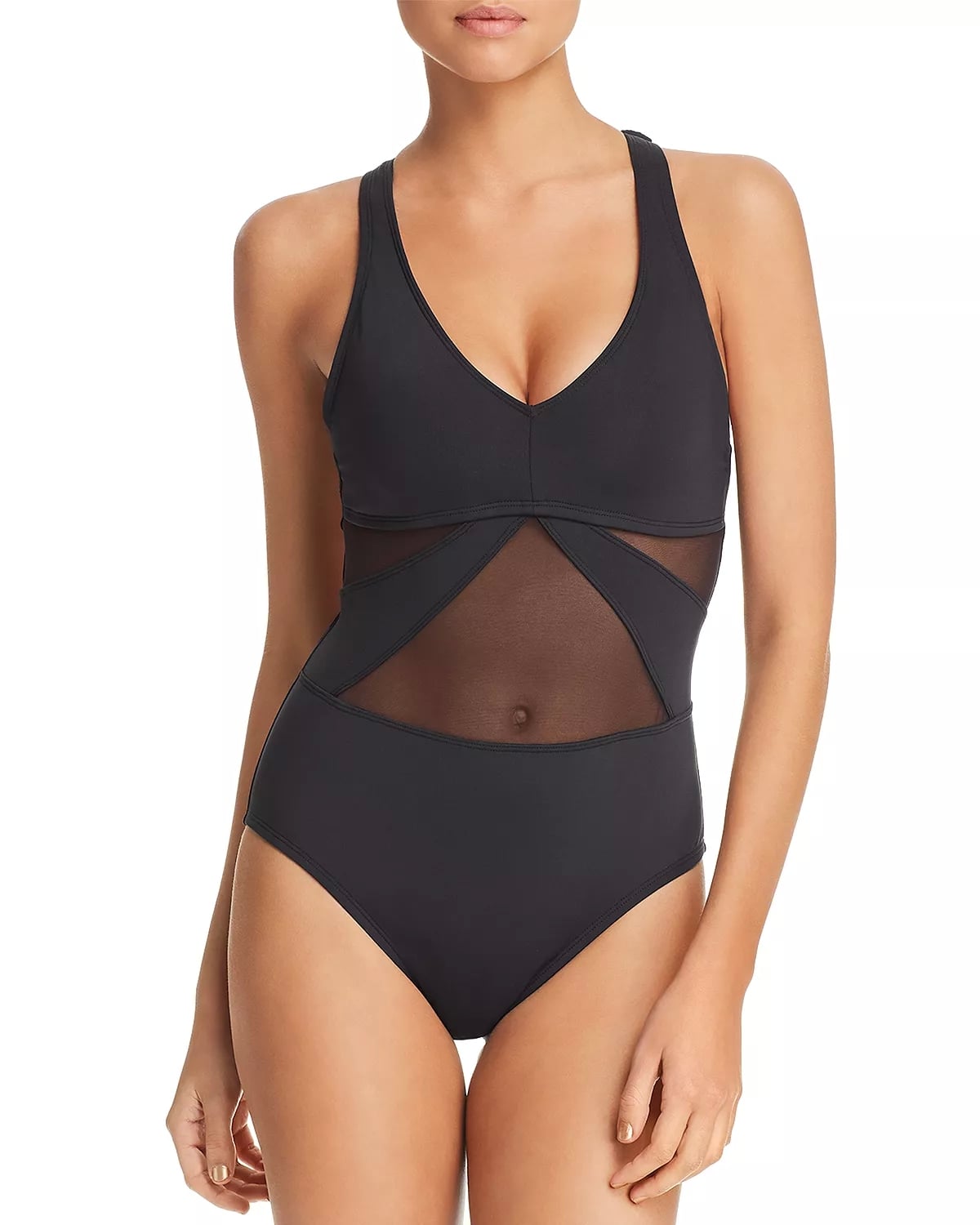 swimsuits with mesh panels