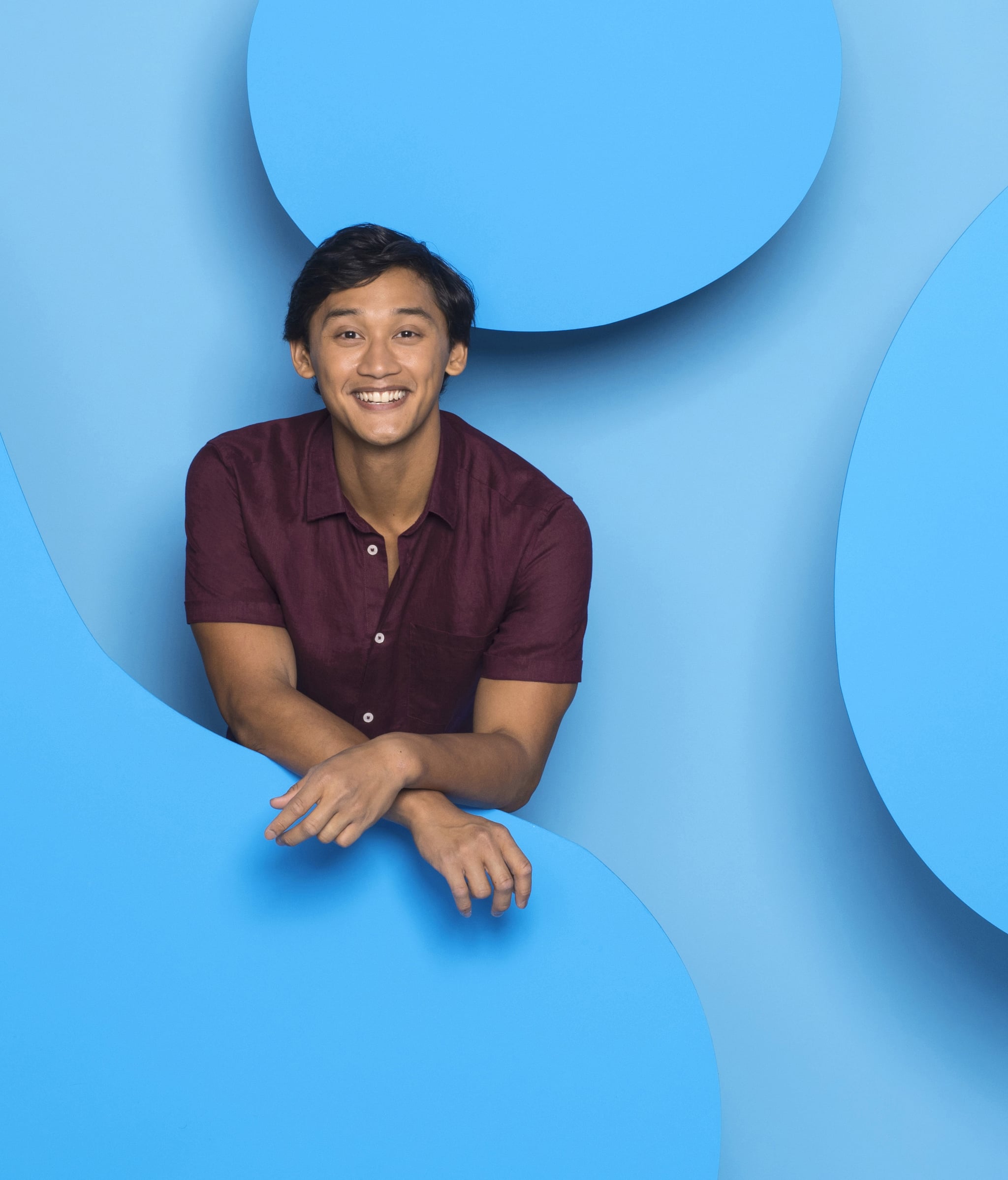 Pictured: The new host of Blue's Clues, Joshua Dela Cruz, on Nickelodeon. Photo: Gavin Bond/Nickelodeon. (C)2018 Viacom, International, Inc.  All Rights Reserved.