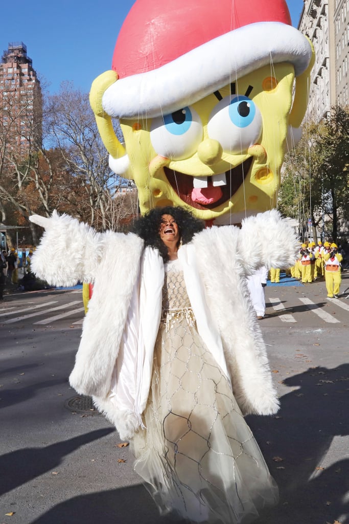 Diana Ross and Family at the Macy's Thanksgiving Parade 2018