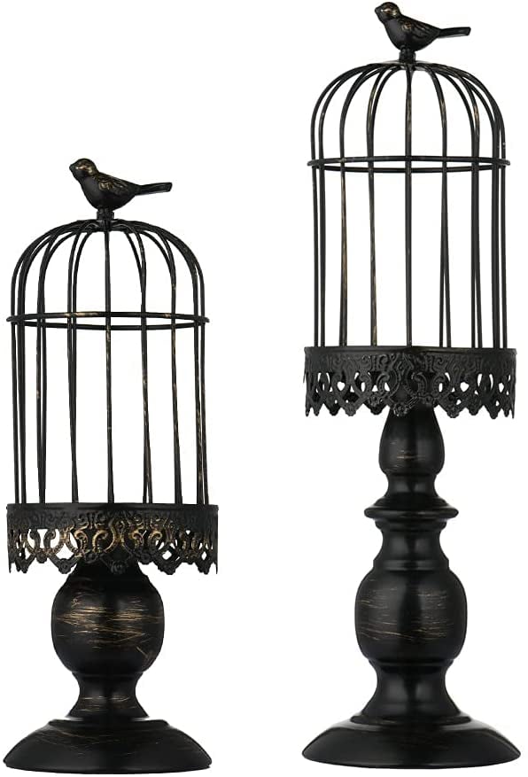 LANLONG Birdcage Candle Holder