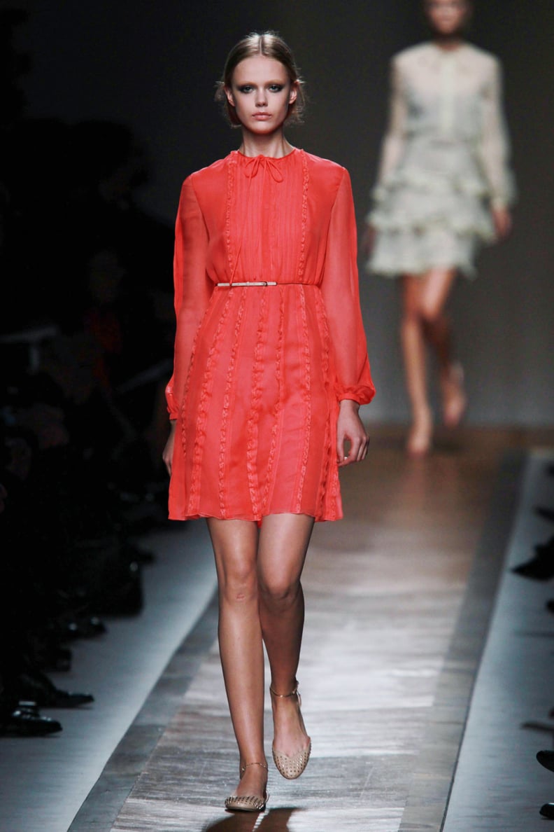 Valentino Spring 2012 RTW  Red valentino dress, Red lace dress