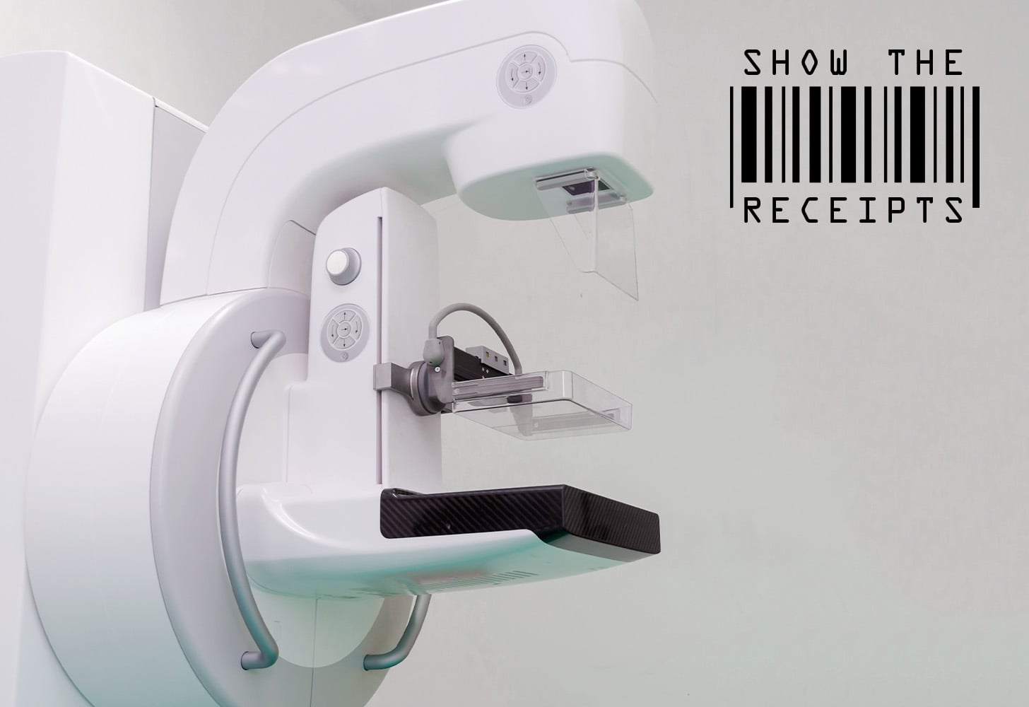 Imaging machine with show the receipts barcode.