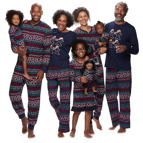 Jammies For Your Families Gingerbread Man Holiday Matching Pajamas ...
