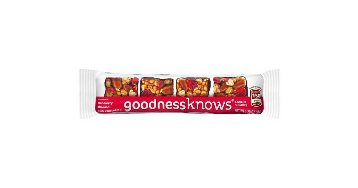 Goodnessknows Cranberry Almond And Dark Chocolate Snack Squares Healthy Store Bought Snacks