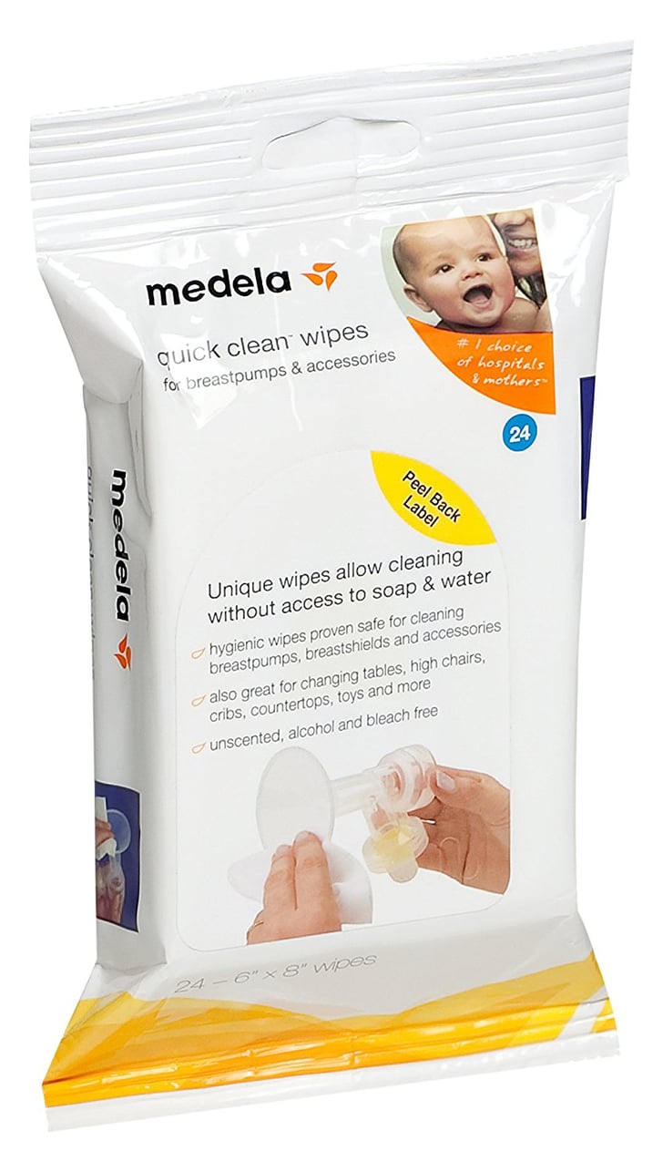 Medela Quick Clean Breast Pump and Accessory Wipes How to Pump Breast