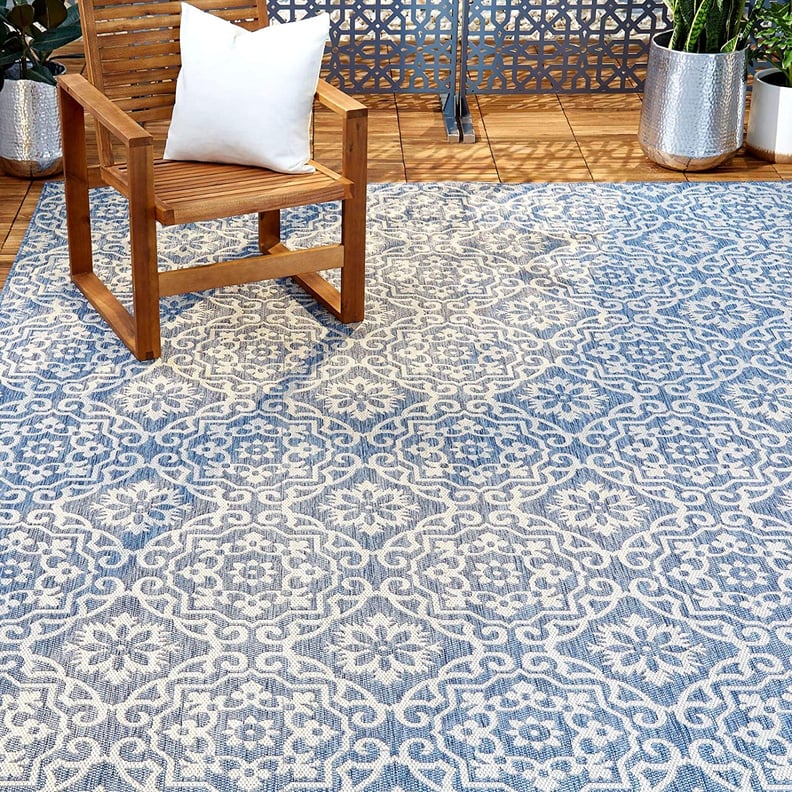 Best Affordable Outdoor Rug: Nicole Miller New York Patio Country Danica Transitional Geometric Indo